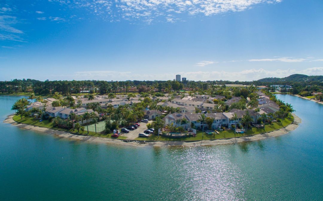 Isle of Palms Resort Aerial Gold Coast Elanora