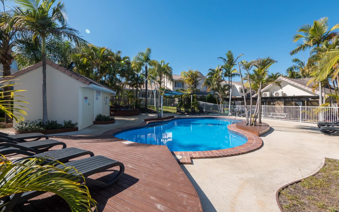 2 Swimming Pools, 2 Heated Spas, 2 Tennis Courts, Twice the Fun at Our Gold Coast Townhouse Reso